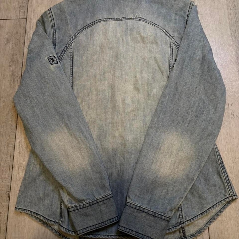 Harley Davidson Women's Roll Tab‎ Denim Button Shirt Size M - Picture 8 of 8
